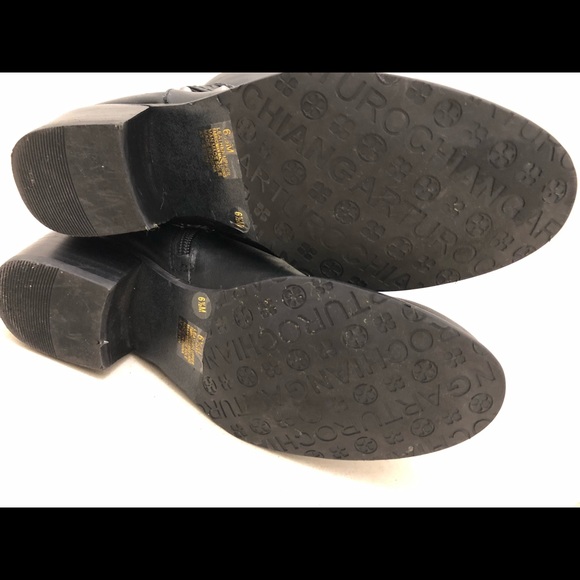 Arturo Chiang Black Riding Boots Womens - Picture 4 of 5